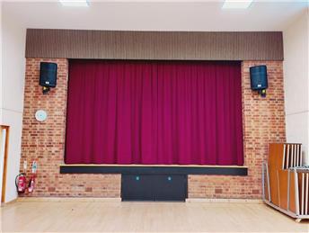 New stage curtains